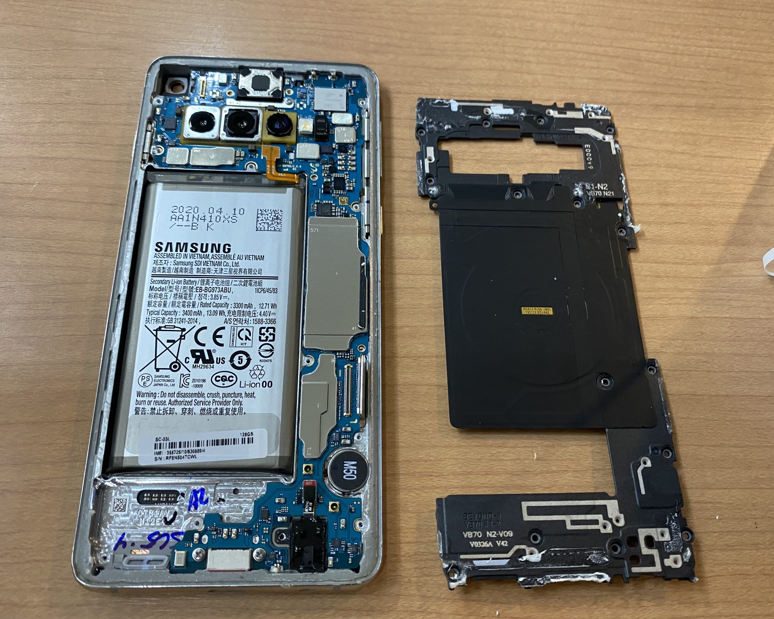 【GalaxyS10】データのための修理（本厚木）