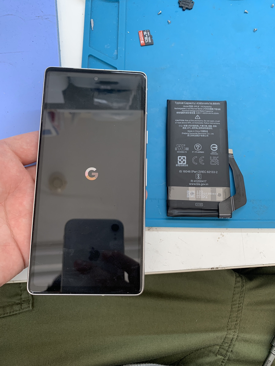 Google Pixel7a バッテリー交換【ひばりヶ丘店】