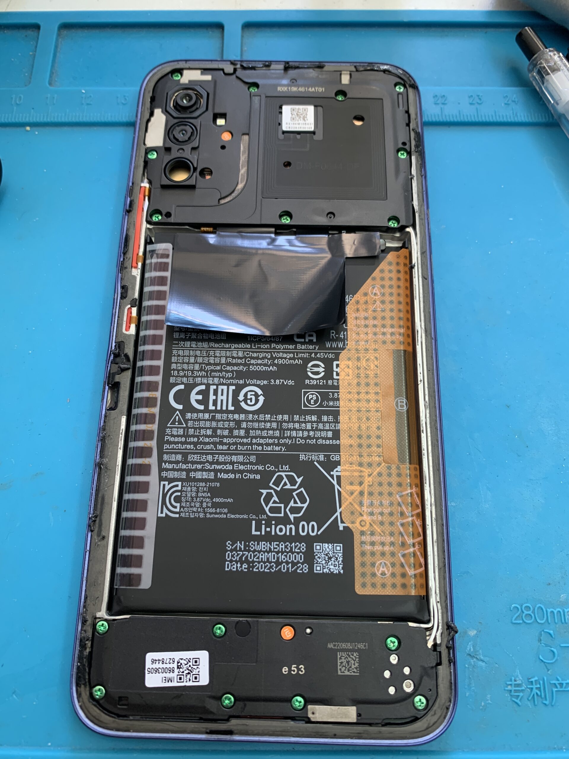 Xiaomi Redomi Note10T 液晶交換【大泉学園店】