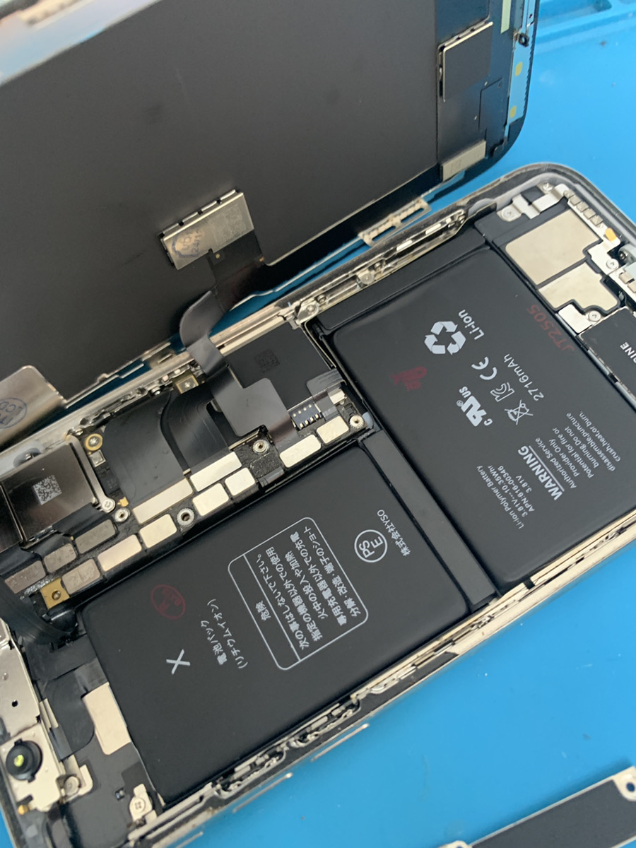 iPhoneX　バッテリー交換【東久留米店】
